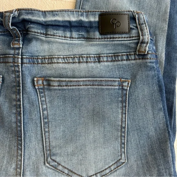 Celebrity Pink Two-Tone Blue Skinny Jeans - Picture 5 of 5